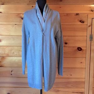 J Jill Lovely Teal Cardigan with Decorative Accent